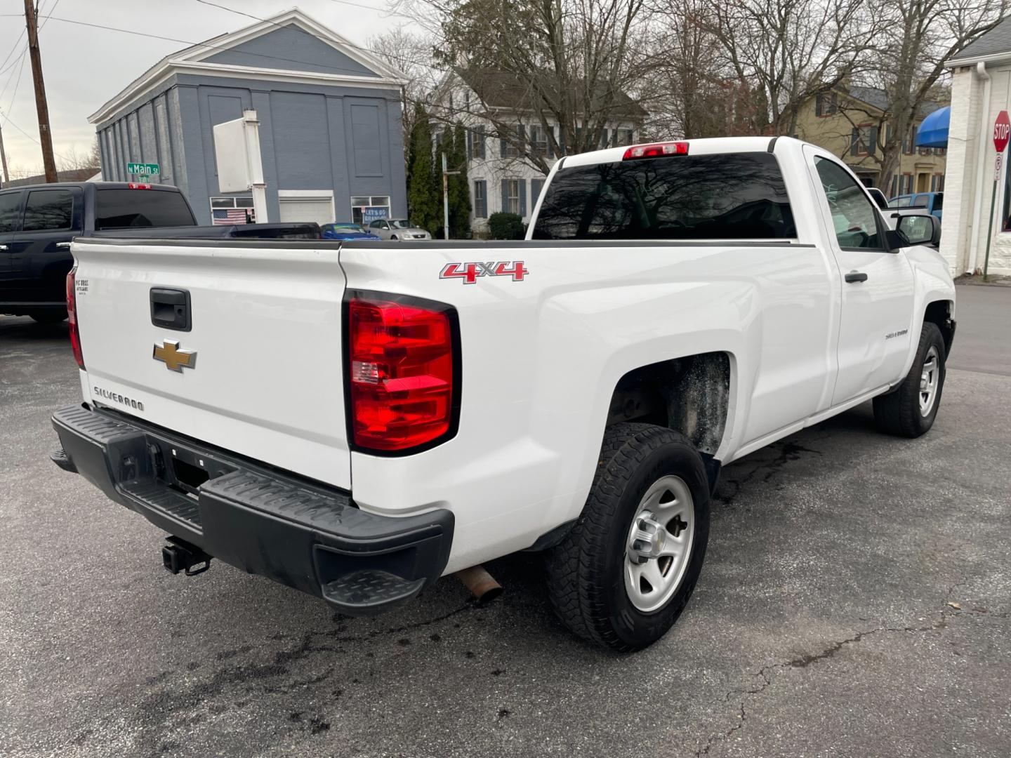 2017 White Chevrolet Silverado 1500 Work Truck Short Box 4WD (1GCNKNEH0HZ) with an 4.3L V6 engine, 6A transmission, located at 101 N. Main Street, Muncy, PA, 17756, (570) 546-5462, 41.207691, -76.785942 - Photo#3